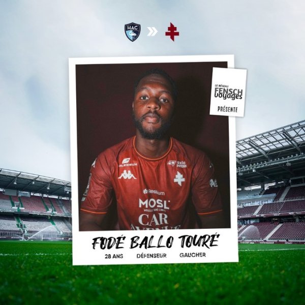 信康配资 官方: 28岁前巴黎&米兰后卫巴洛-图雷加盟梅斯, 签约1年